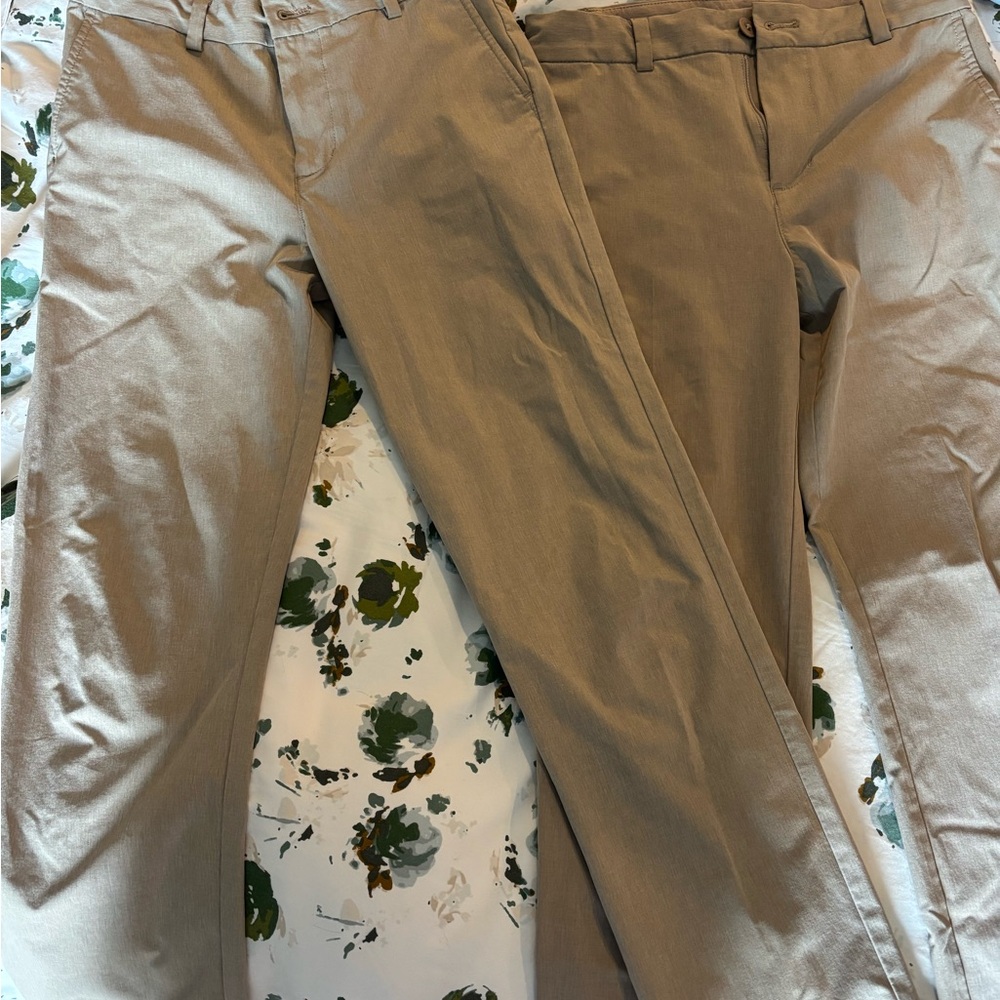 Vineyard Vines Tan Chinos Classic Cotton-Blend